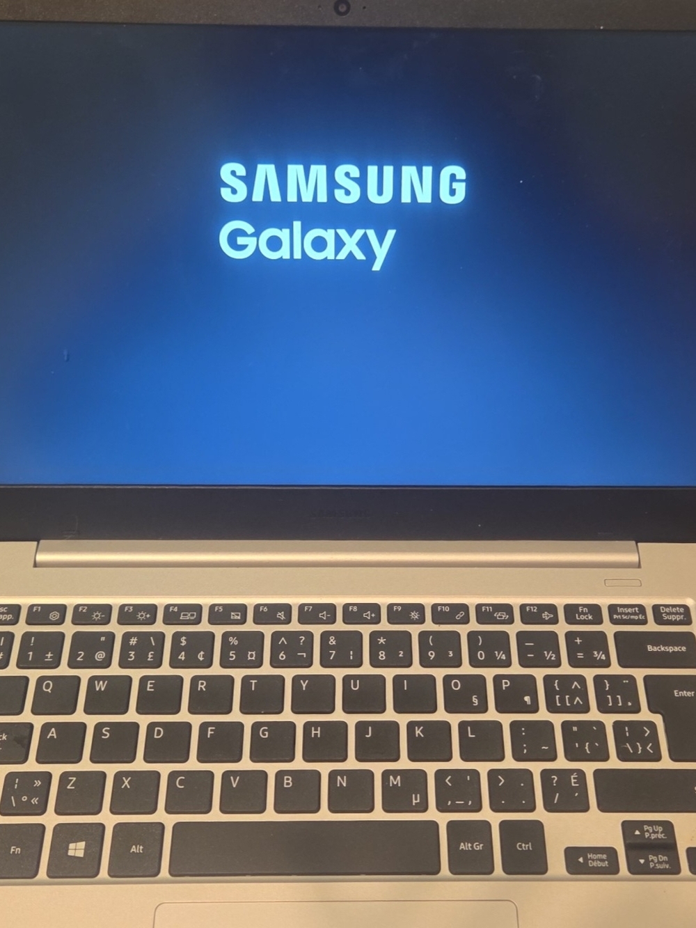 Samsung Galaxy Book Go Laptop in Silver with Black Keyboard